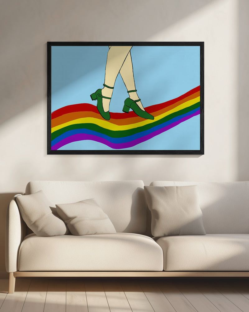 Rainbow Walk | Canvas