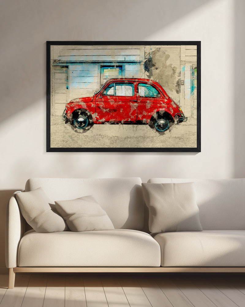 Retro Car | Canvas