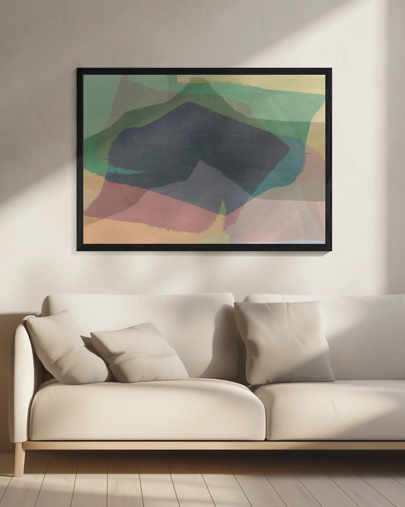 Abstract Dipped Landscape 6 | Canvas