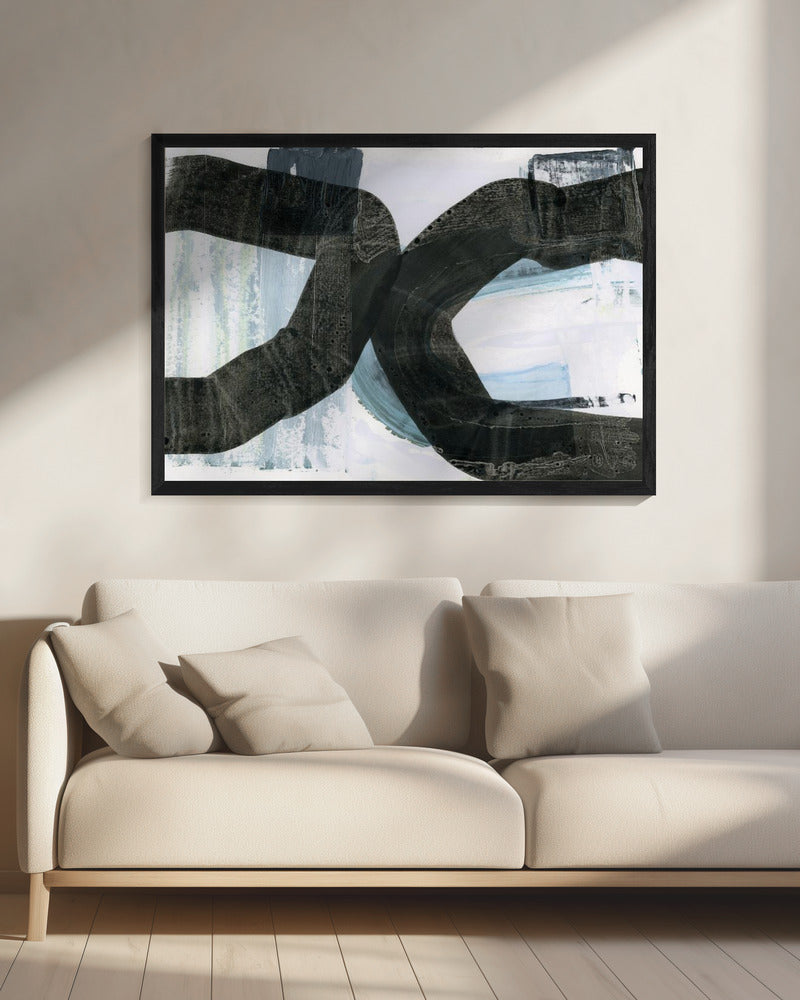 Black Texture Meeting 2 | Canvas