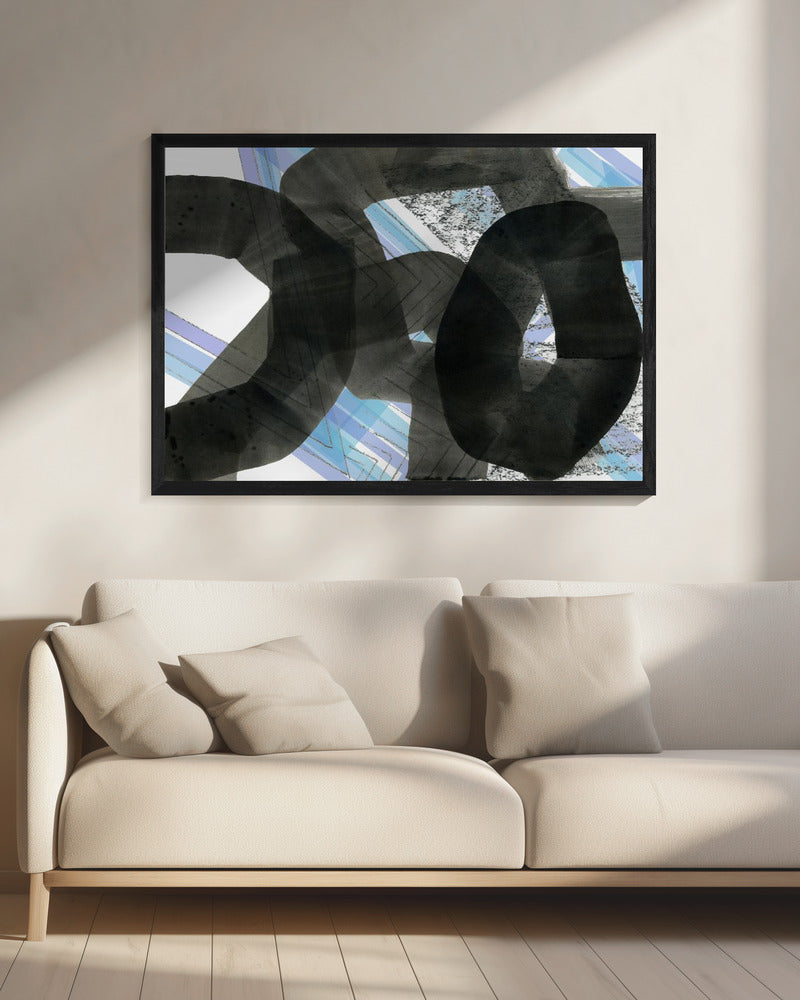 Black Texture Meeting 4 | Canvas