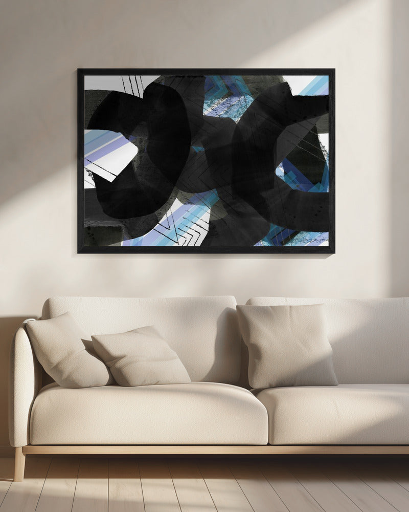 Black Texture Meeting 5 | Canvas