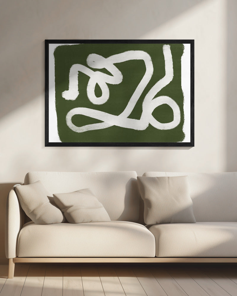 Green abstract 4 | Canvas