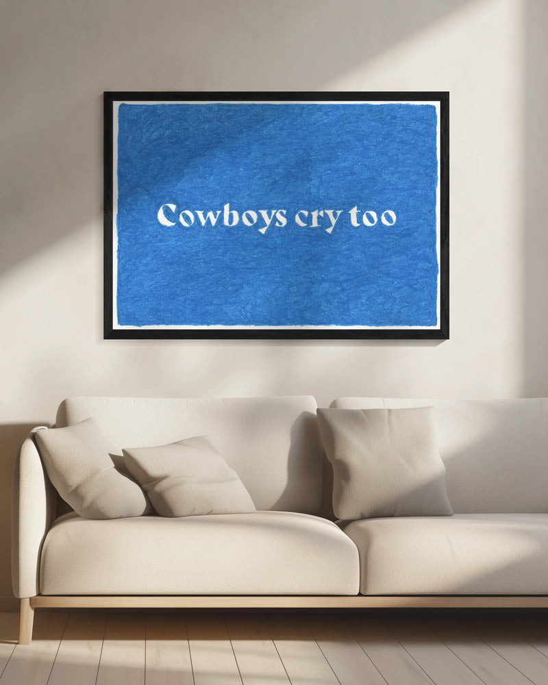 Cowboys Cry Too 2 | Canvas