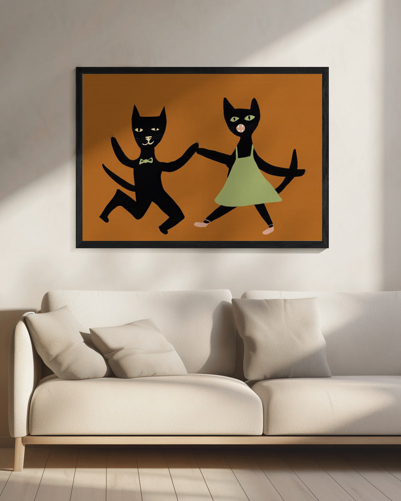 Dancing cats | Canvas