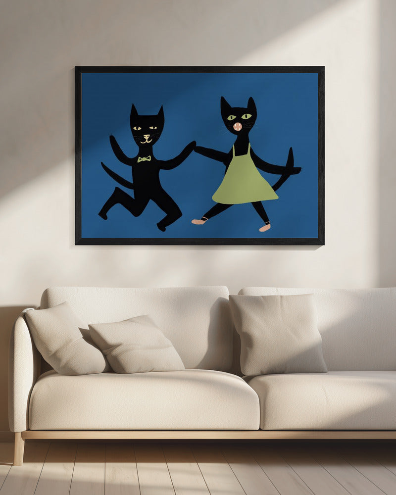 Dancing cats | Canvas