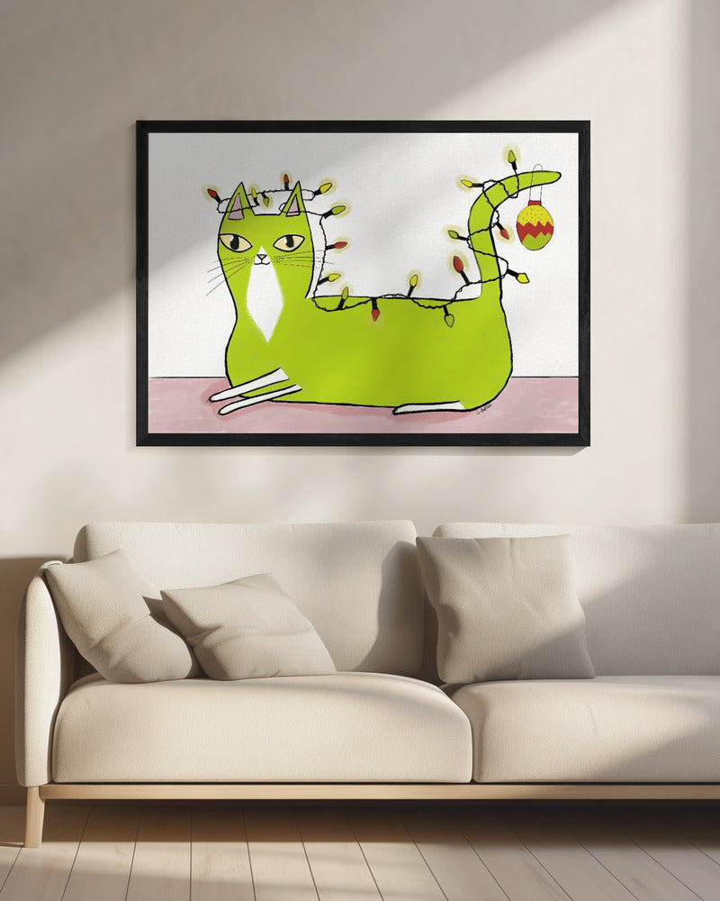 Christmas Cat | Canvas