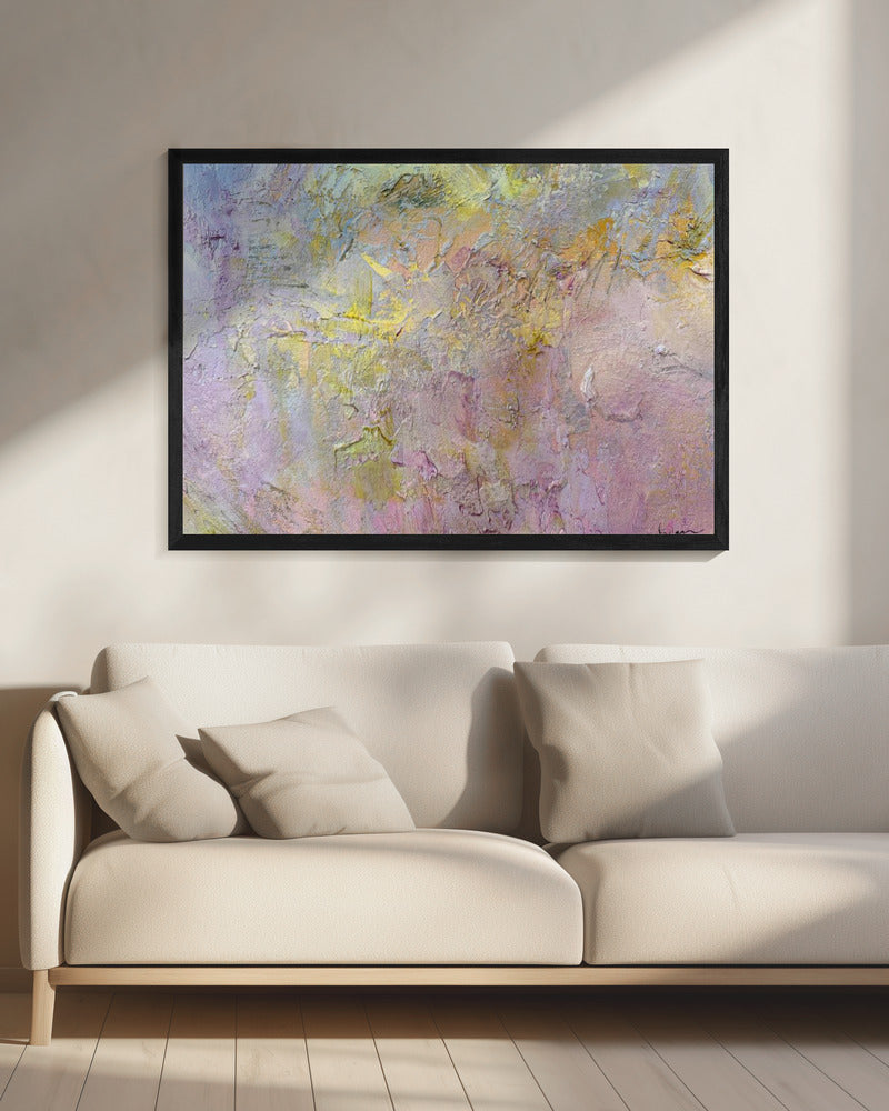 Gold and Pink Abstract | Canvas