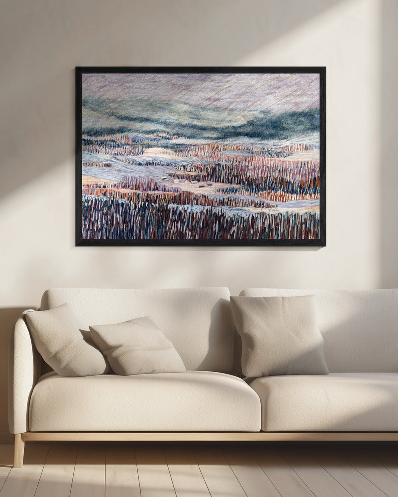 Winter landscape Tapestry | Canvas