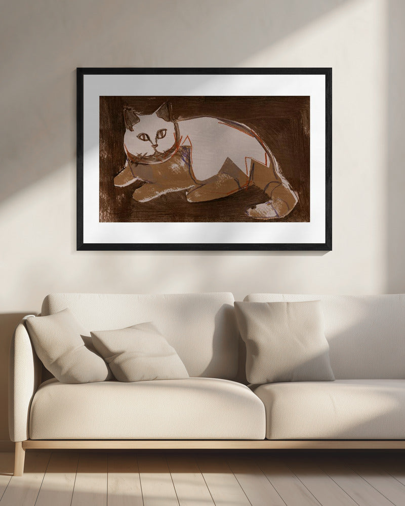 Purrfectly Mocha 1 | Canvas
