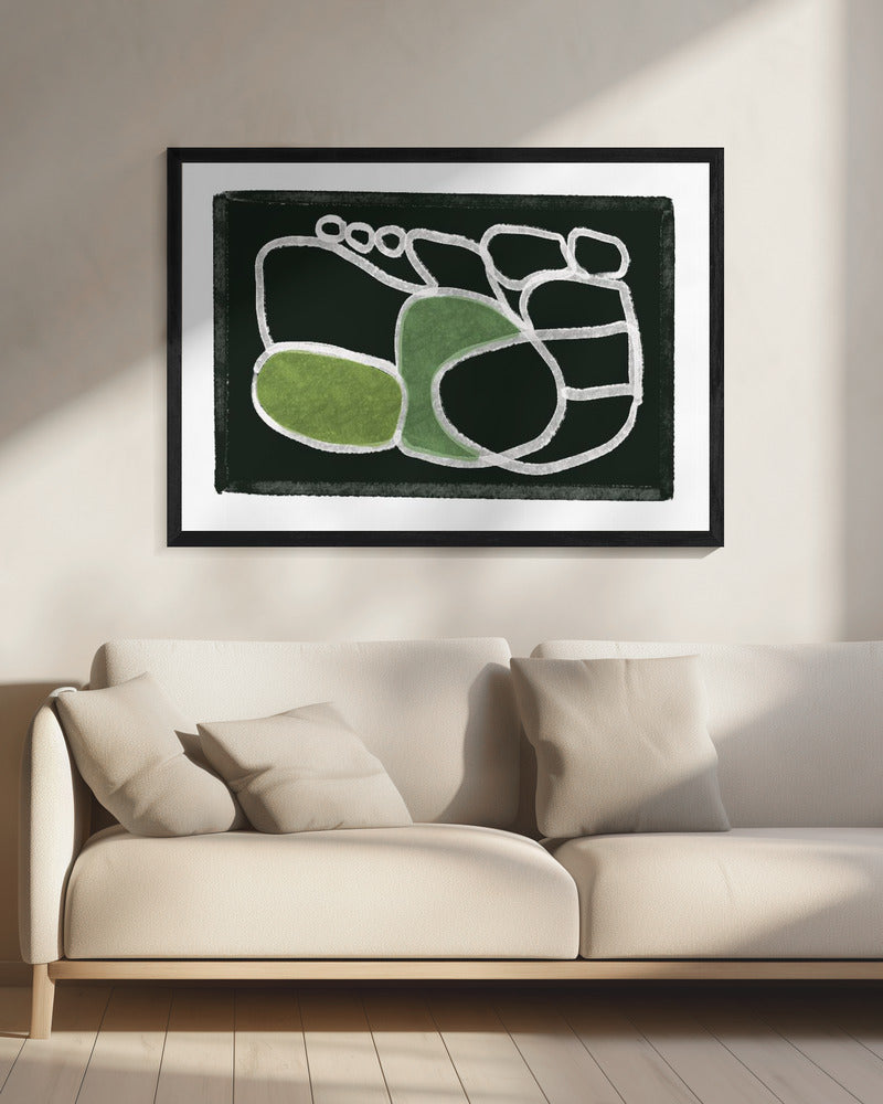 Line drawing abstracr | Canvas