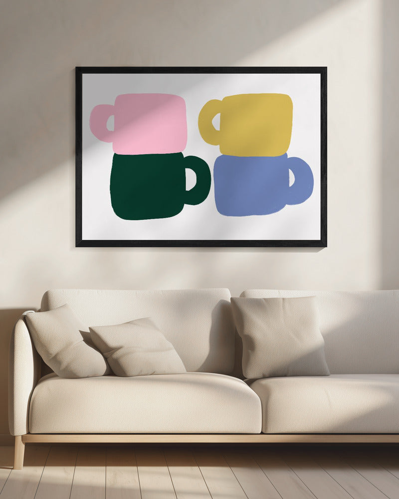 Colorful Coffee Mugs | Canvas