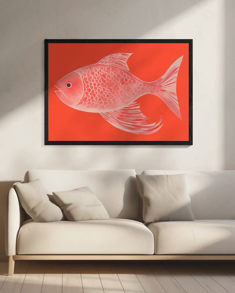 Red Fantasy Fish | Canvas