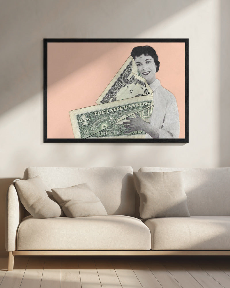 Cash Embrace | Canvas