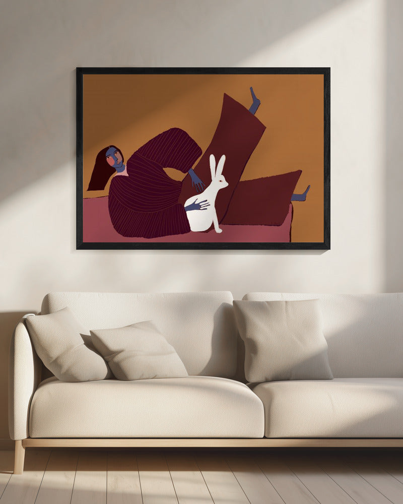 Rabbit lover | Canvas