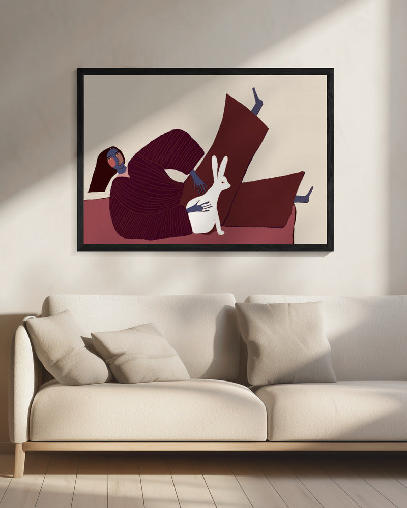Rabbit lover | Canvas
