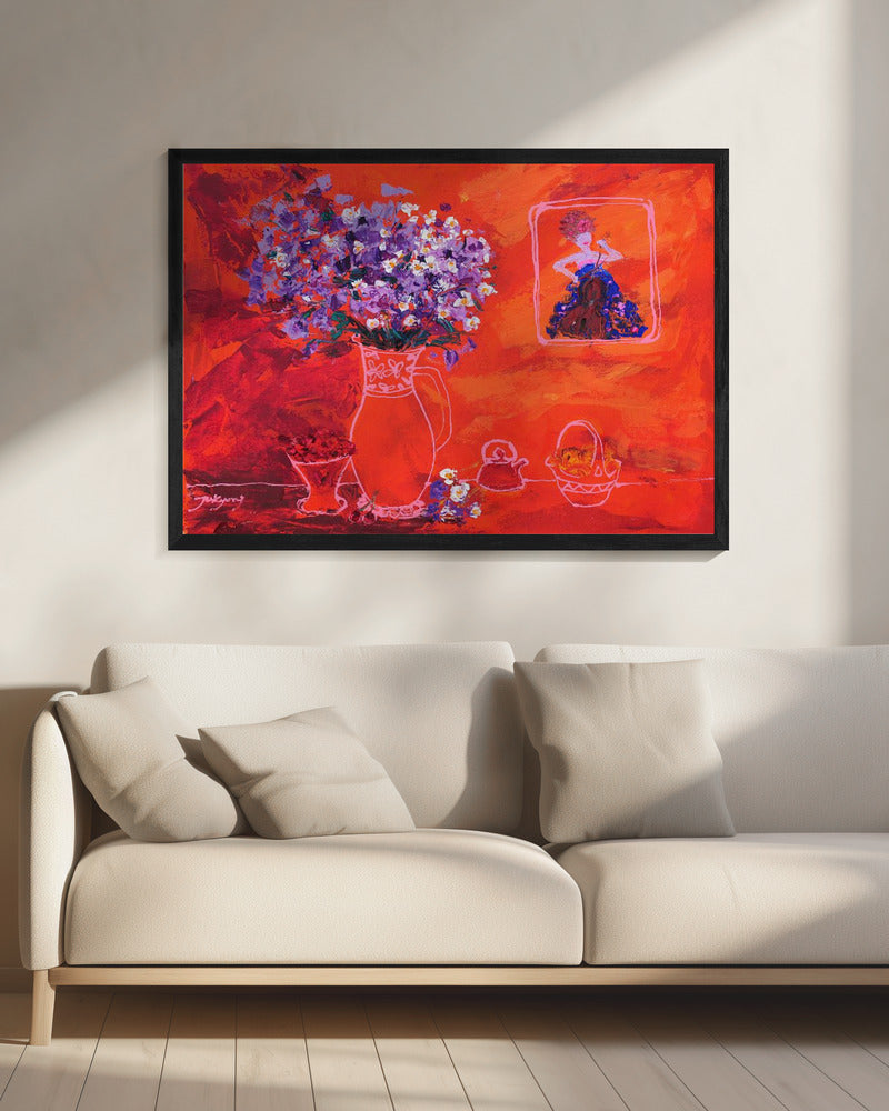 Vase With A Portrait | Canvas