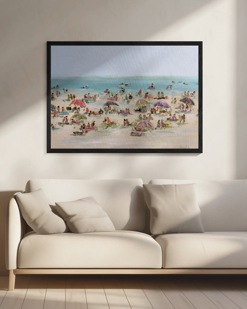 Impressionist Beach Scene | Canvas