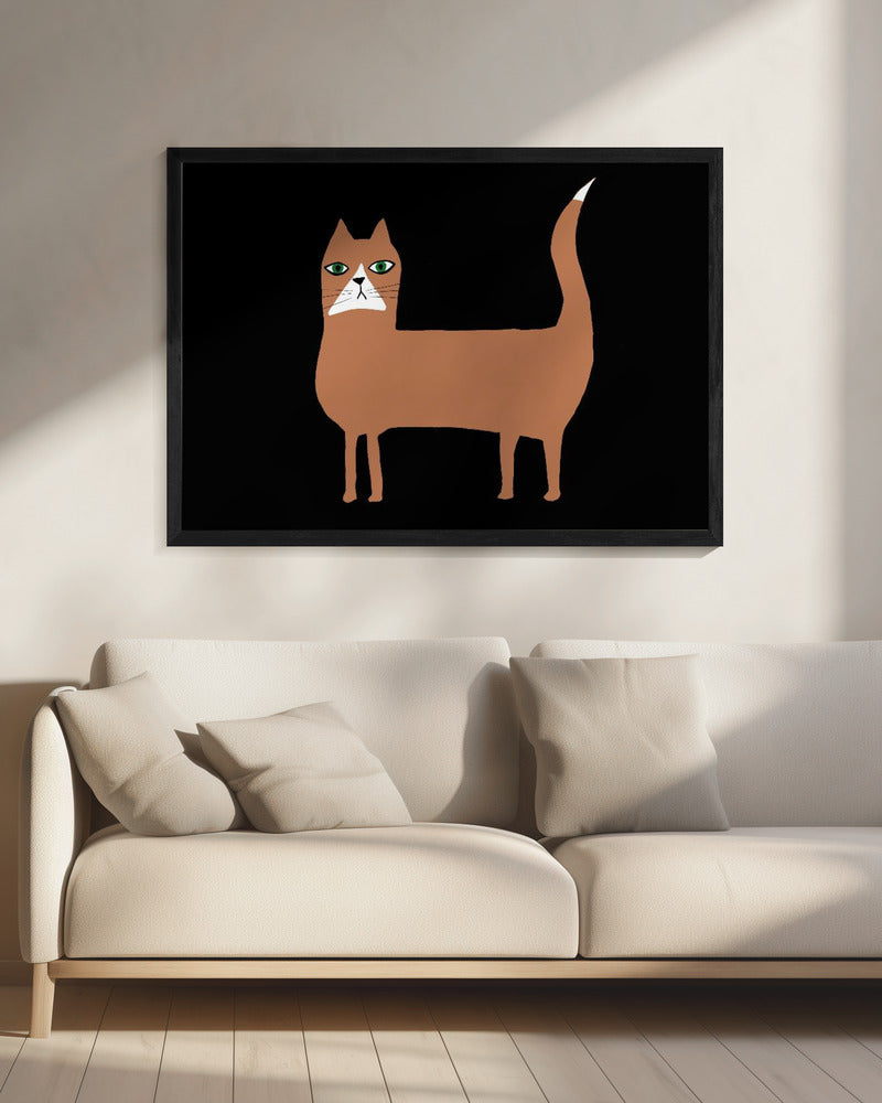 Cat ginger orange | Canvas