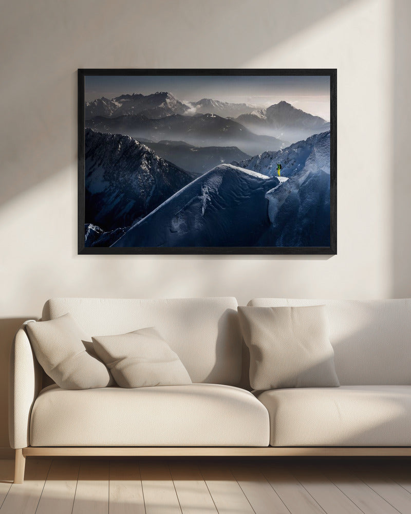Silent Moments before Descent | Canvas