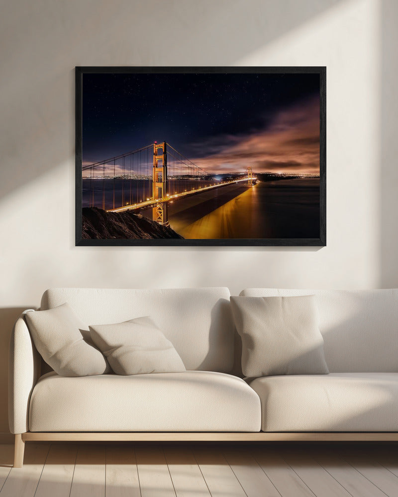Golden Gate to Stars | Canvas