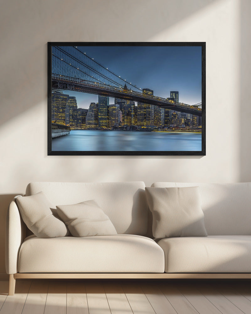 New York - Blue Hour over Manhattan | Canvas