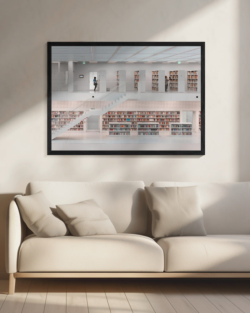 in the library, 2014 | Canvas