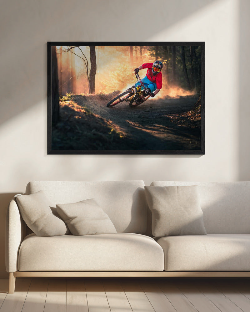 Golden Bermed Corner | Canvas