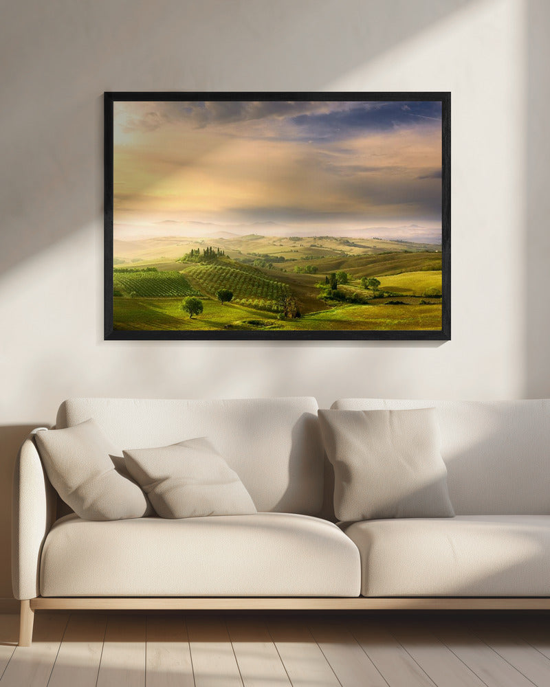 Podere Belvedere's Sunrise | Canvas