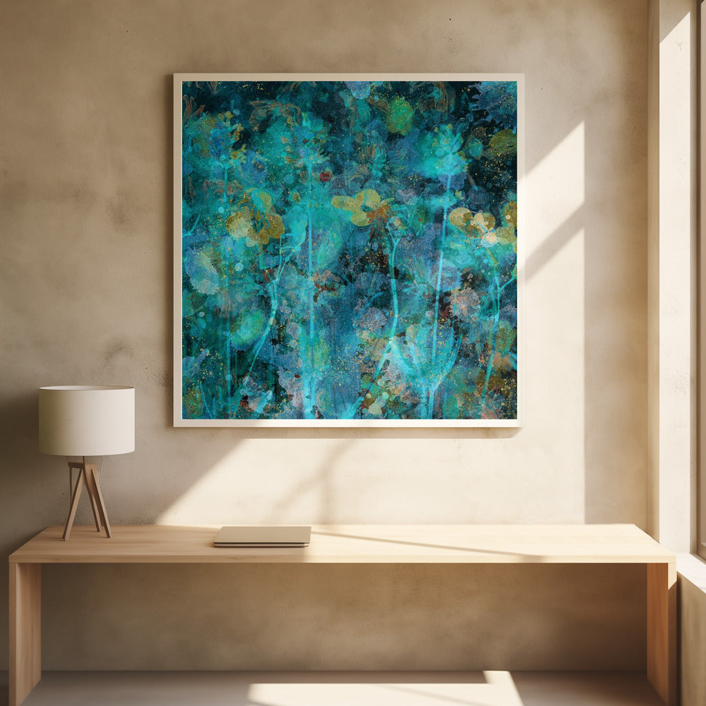 Painterly flowers | Poster