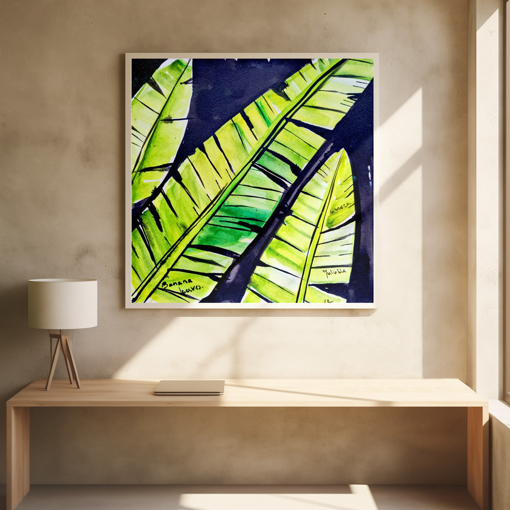 Banana leaves | Poster