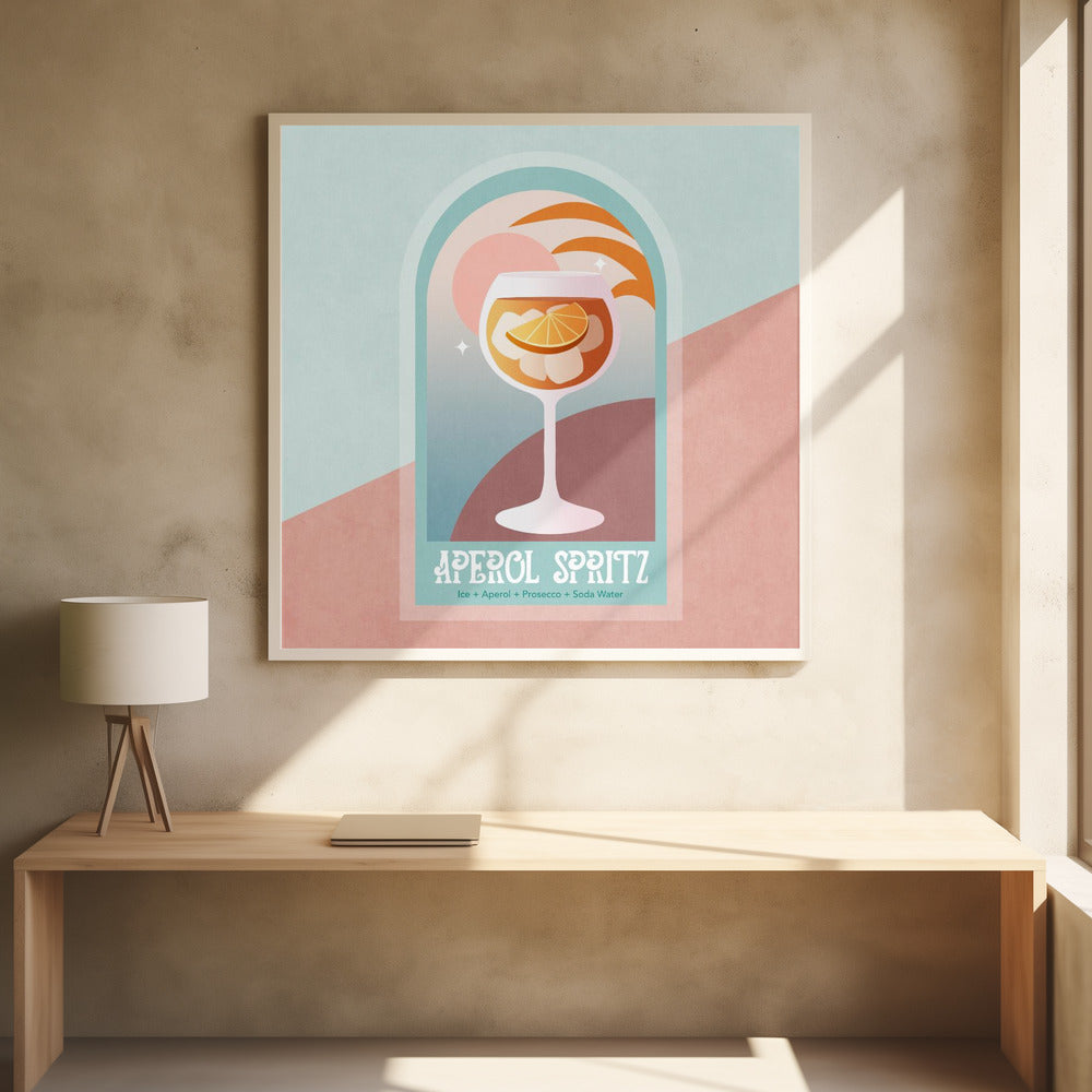 Sunset Sip Delight | Poster