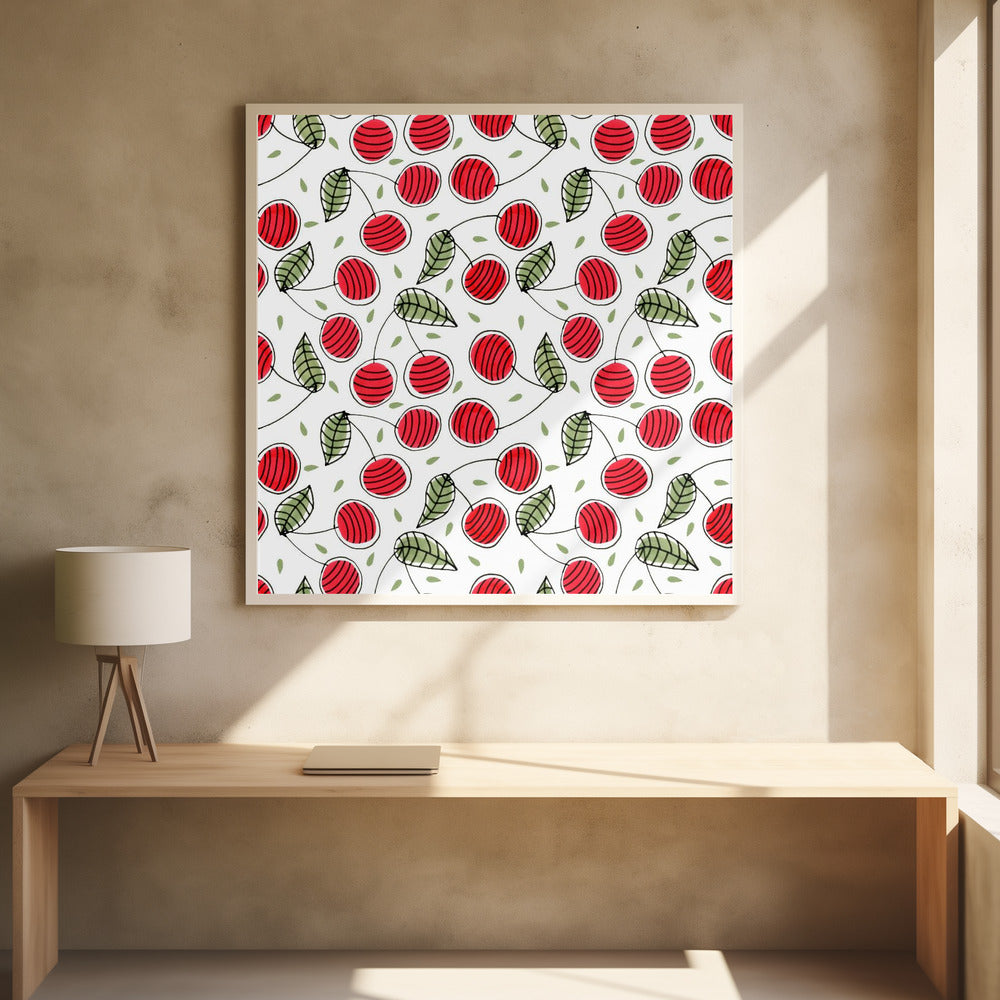 Red Cherries Fruit | Poster