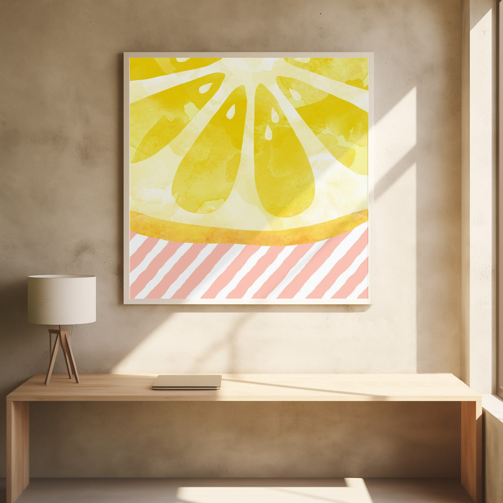 Lemon Abstract | Poster