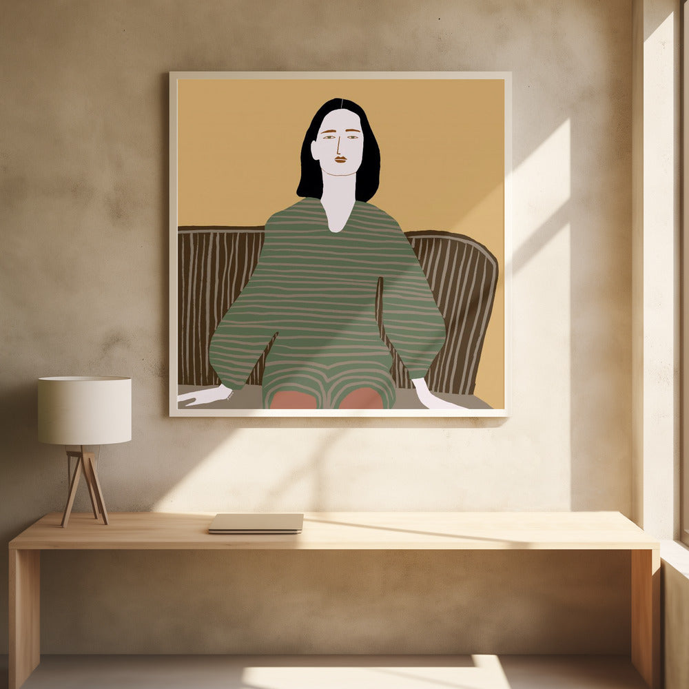 Seated woman | Poster