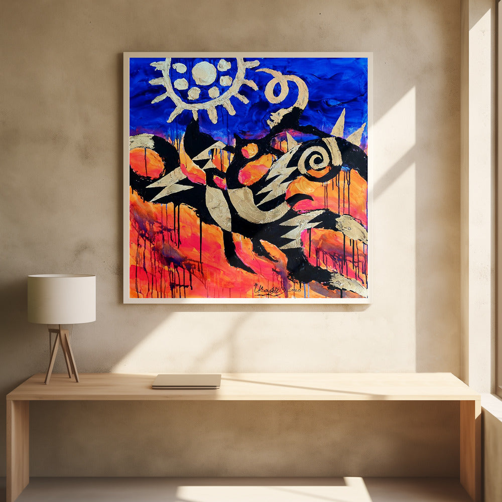 Sunhead Horseman and Woman | Poster