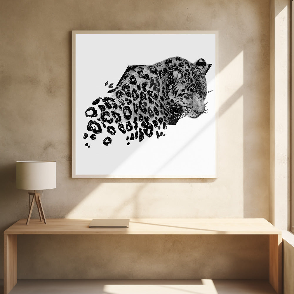 Cosmic Leopard Mural Copy | Poster