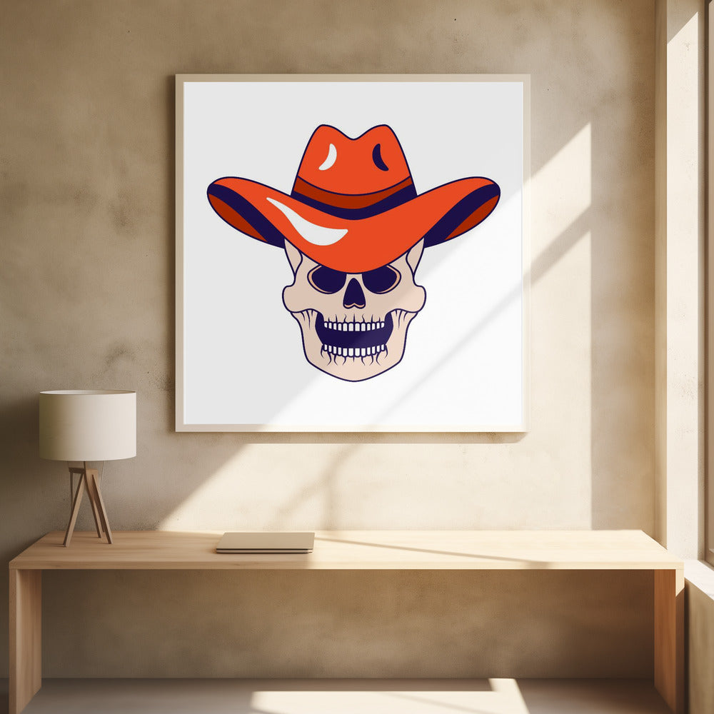 Cowboy Skull Icon | Poster