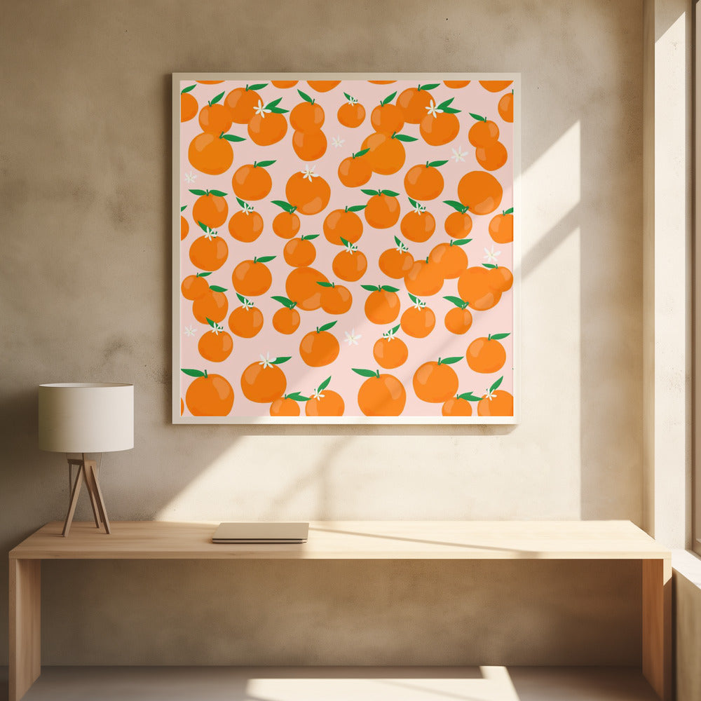 Oranges Pattern | Poster