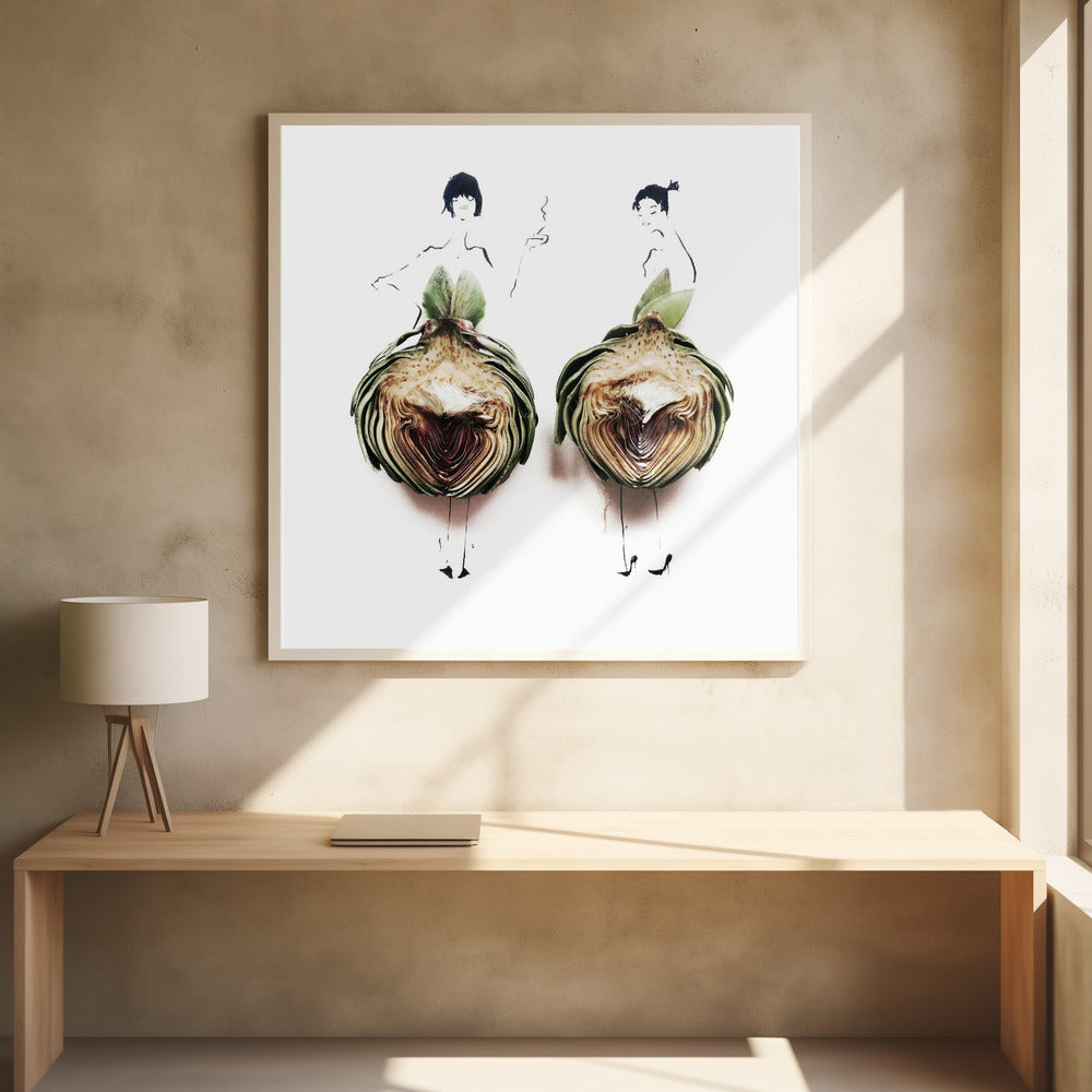 Artichoke Duo | Poster
