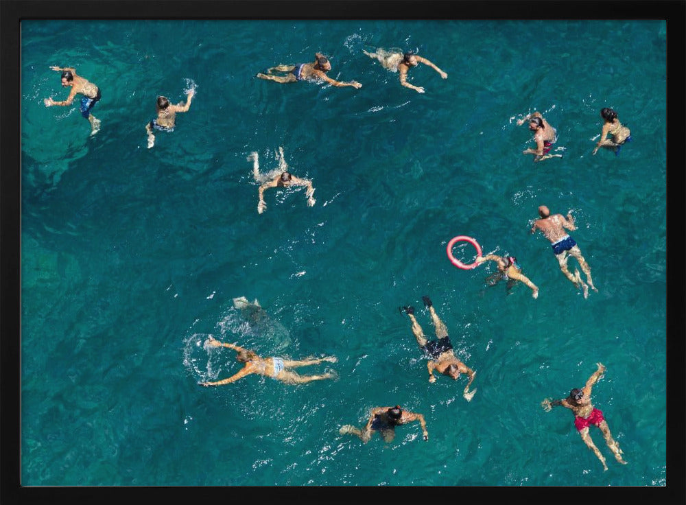 Blue water swim | Poster