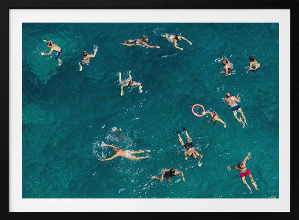 Blue water swim | Poster