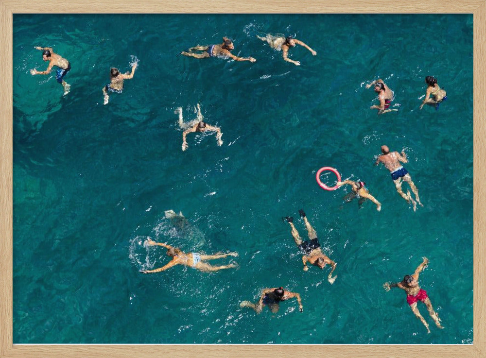 Blue water swim | Poster