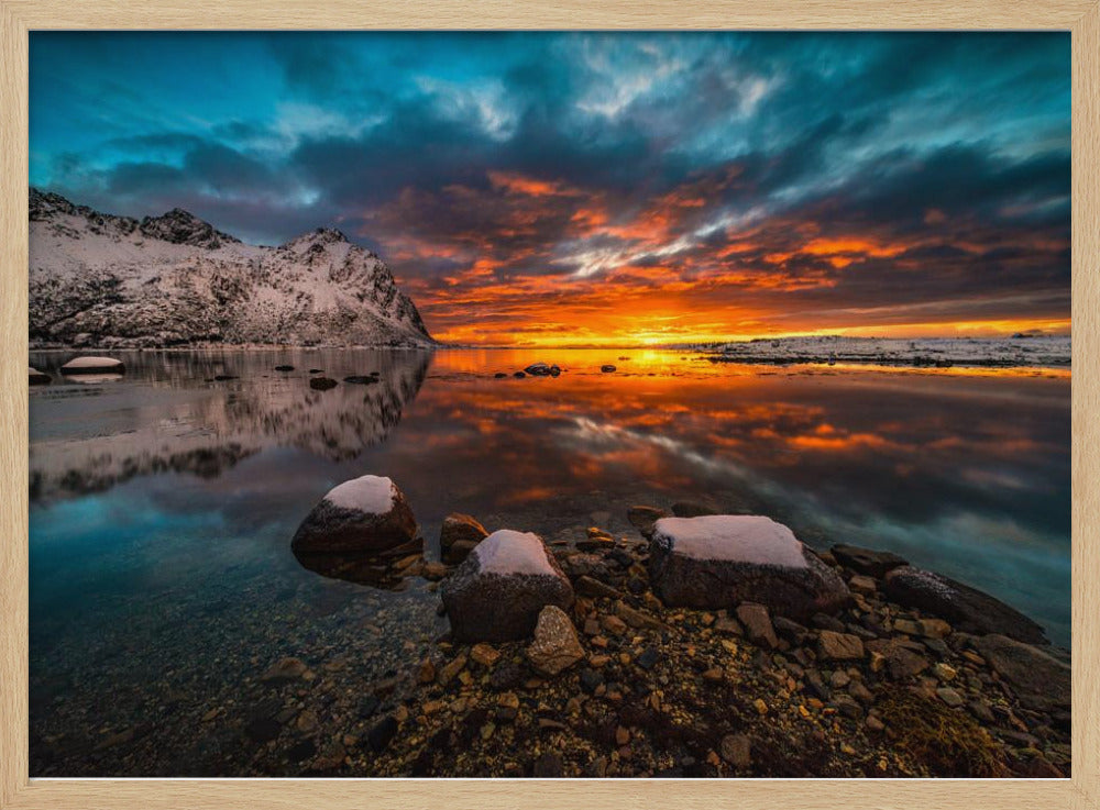 sky on fire | Poster