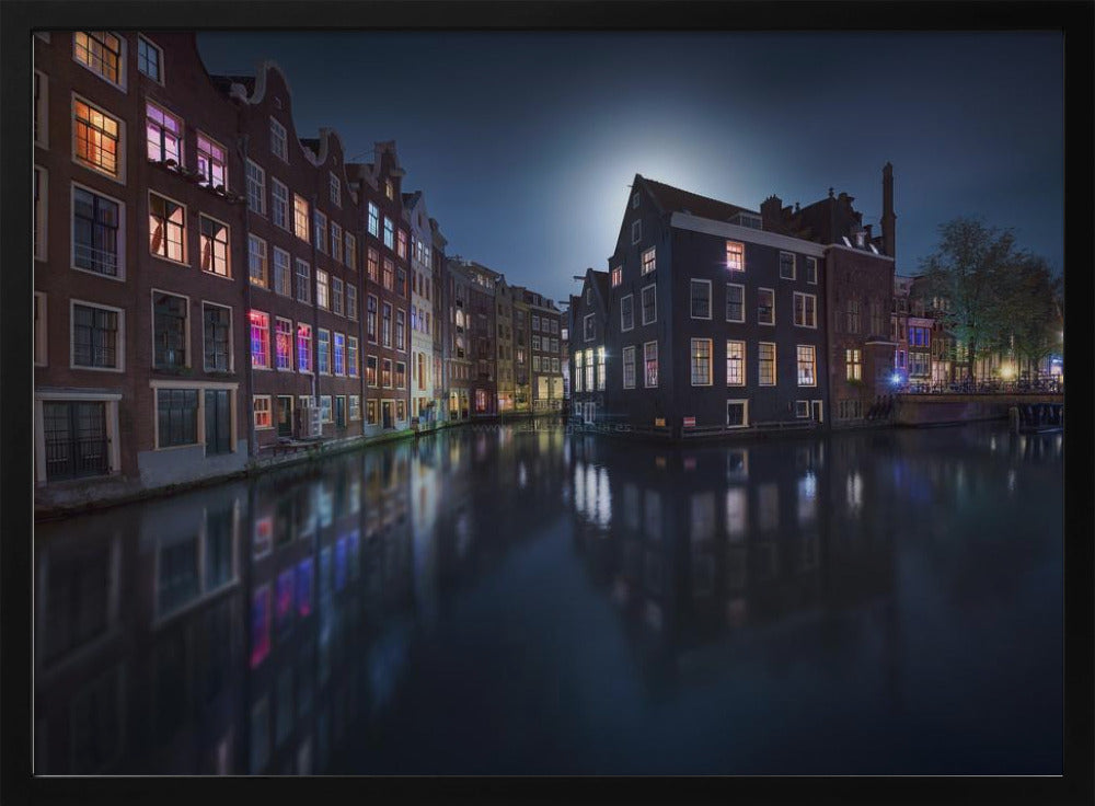 Moonlight over Amsterdam | Poster