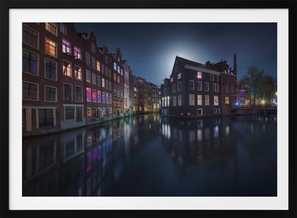 Moonlight over Amsterdam | Poster