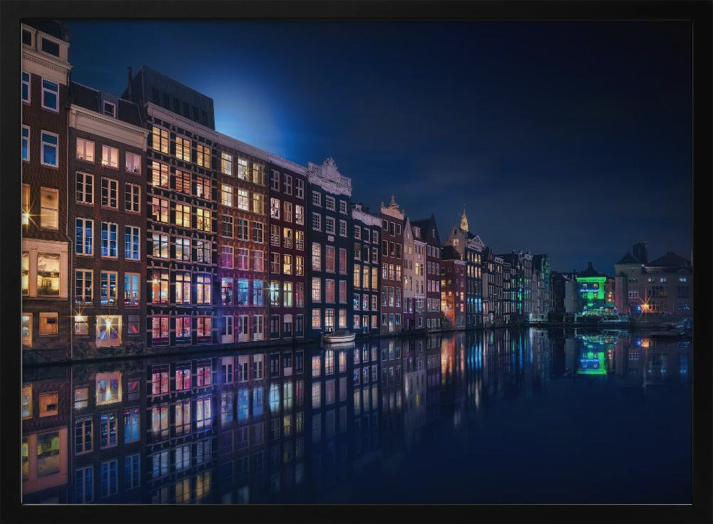 Amsterdam Windows Colors | Poster