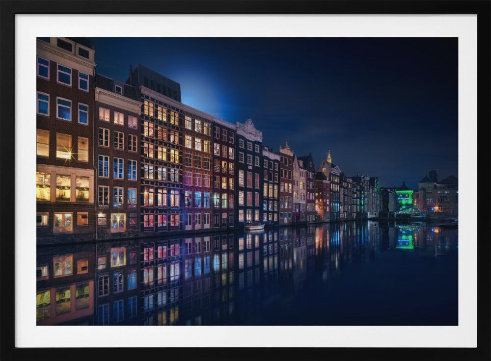 Amsterdam Windows Colors | Poster