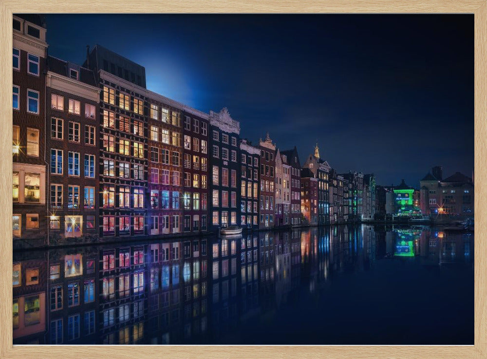 Amsterdam Windows Colors | Poster