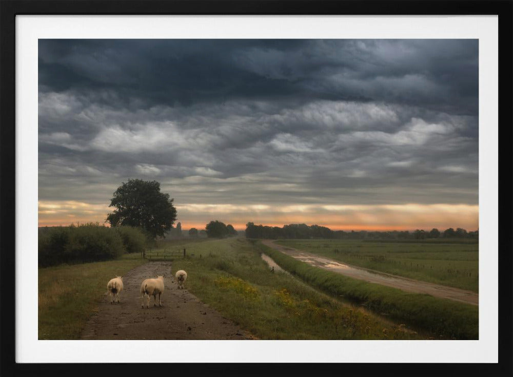 Waving clouds | Poster